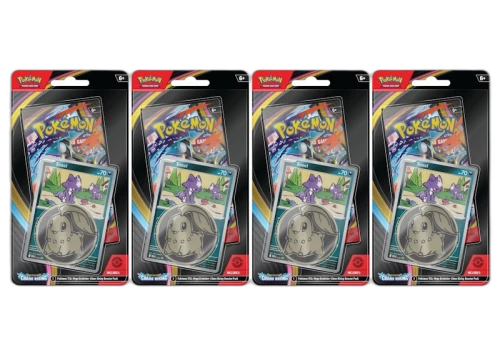 2026 Pokémon Mega Evolution Chaos Rising Toxel 3 Pack Blister 4x Lot