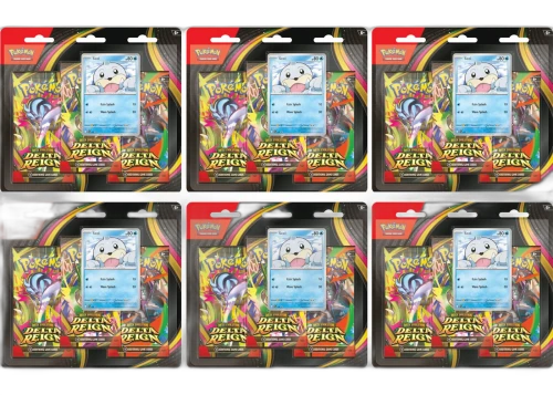 2026 Pokémon Mega Evolution Delta Reign 3-Pack Blister 6x Lot