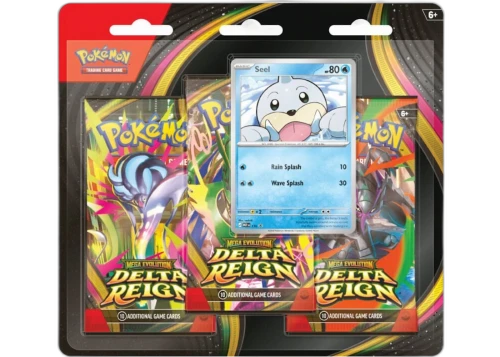 2026 Pokémon Mega Evolution Delta Reign 3-Pack Blister