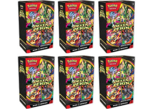 2026 Pokémon Mega Evolution Delta Reign Booster Bundle 6x Lot