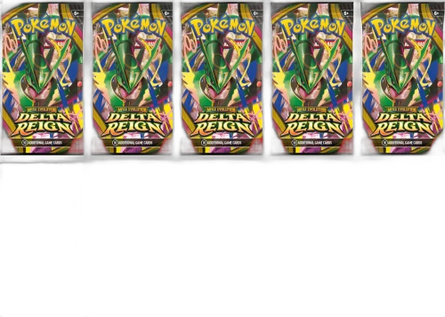 2026 Pokémon Mega Evolution Delta Reign Booster Pack (Pack Art May Vary) 10x Lot