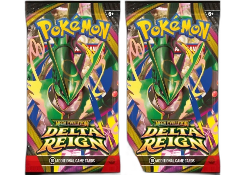 2026 Pokémon Mega Evolution Delta Reign Booster Pack (Pack Art May Vary) 2x Lot