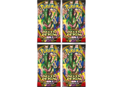 2026 Pokémon Mega Evolution Delta Reign Booster Pack (Pack Art May Vary) 4x Lot
