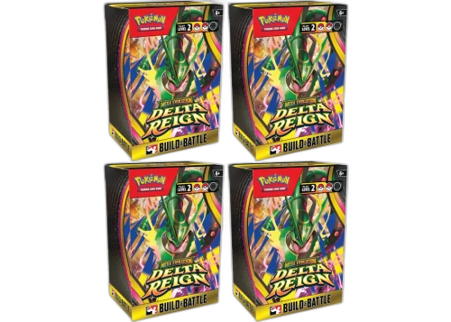 2026 Pokémon Mega Evolution Delta Reign Build and Battle Box 4x Lot