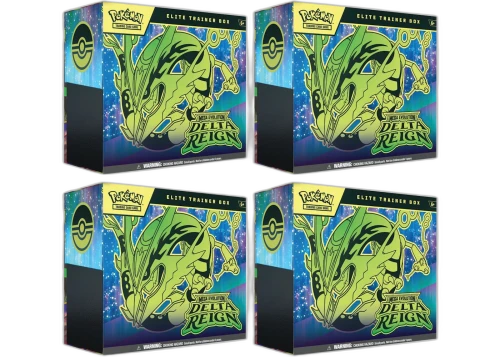 2026 Pokémon Mega Evolution Delta Reign Elite Trainer Box 4x Lot