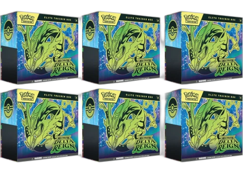 2026 Pokémon Mega Evolution Delta Reign Elite Trainer Box 6x Lot