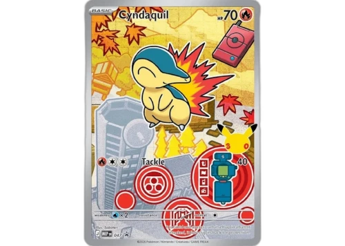 2026 Pokémon Mega Evolution First Partner Illustration Collection Series 2 Cyndaquil Ungraded