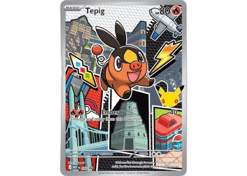 2026 Pokémon Mega Evolution First Partner Illustration Collection Series 2 Tepig Ungraded