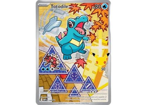2026 Pokémon Mega Evolution First Partner Illustration Collection Series 2 Totodile Ungraded