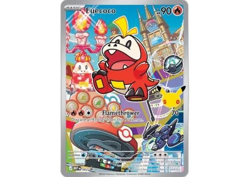 2026 Pokémon Mega Evolution First Partner Illustration Collection Series 3 Fuecoco Ungraded