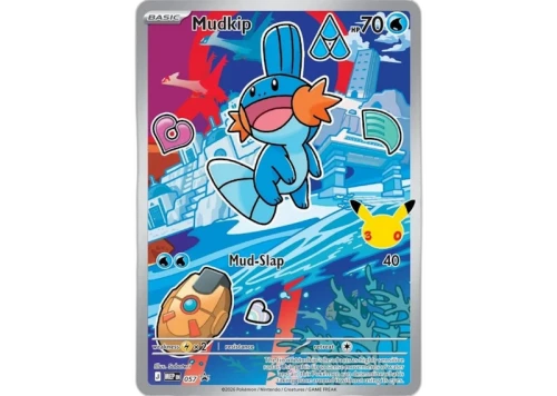 2026 Pokémon Mega Evolution First Partner Illustration Collection Series 3 Mudkip Ungraded