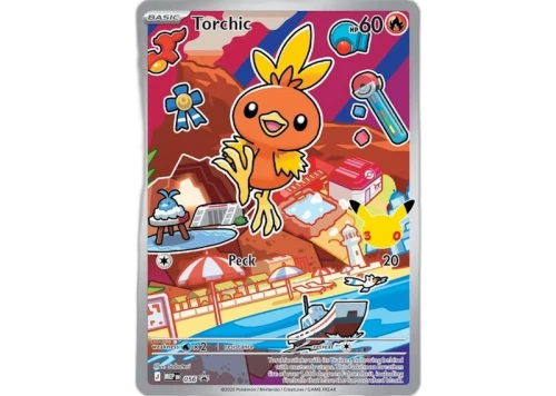 2026 Pokémon Mega Evolution First Partner Illustration Collection Series 3 Torchic Ungraded