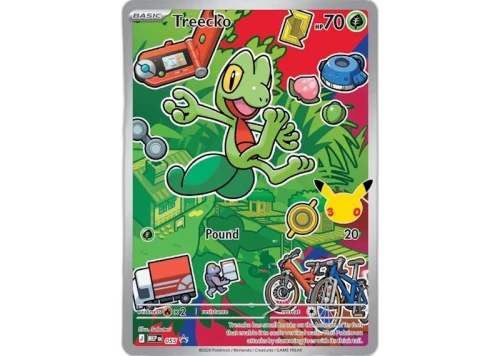 2026 Pokémon Mega Evolution First Partner Illustration Collection Series 3 Treecko Ungraded