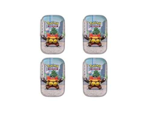 2026 Pokémon Mega Evolution Lumiose City Mini Tin (Pack Art May Vary) 4x Lot