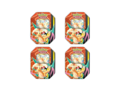 2026 Pokémon Mega Evolution Mega Forces Dragonite Tin 4x Lot