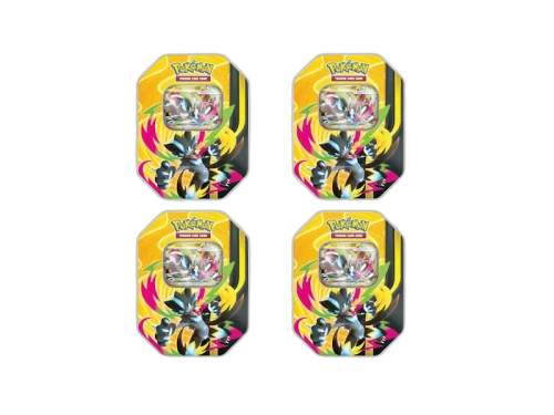 2026 Pokémon Mega Evolution Mega Forces Zeraora Tin 4x Lot