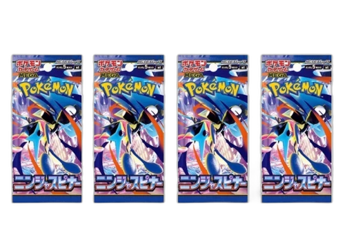 2026 Pokémon Mega Evolution Ninja Spinner Booster Pack 4x Lot