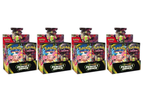 2026 Pokémon Mega Evolution Perfect Order Booster Box 4x Lot