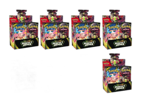 2026 Pokémon Mega Evolution Perfect Order Booster Box 8x Lot