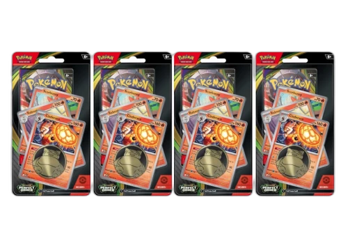 2026 Pokémon Mega Evolution Perfect Order Cinderace Raboot Scorbunny Premium Checklane Pack 4x Lot