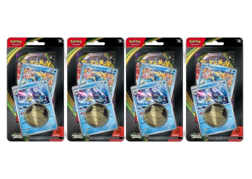 2026 Pokémon Mega Evolution Perfect Order Clauncher Clawitzer Premium Checklane Pack 4x Lot