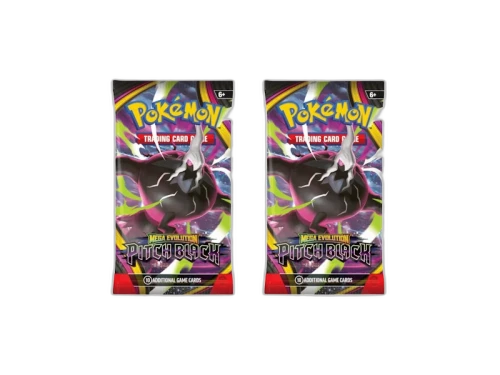2026 Pokémon Mega Evolution Pitch Black Booster Pack (Random Pack Art) 2x Lot