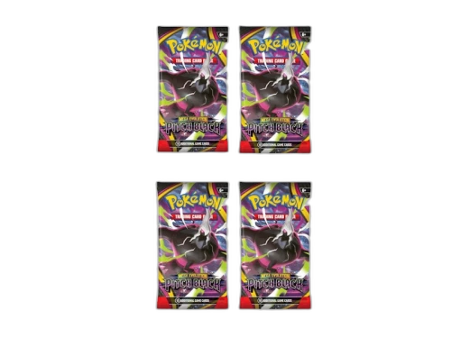 2026 Pokémon Mega Evolution Pitch Black Booster Pack (Random Pack Art) 4x Lot