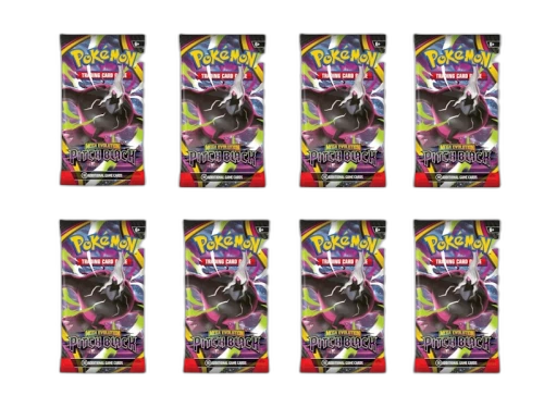 2026 Pokémon Mega Evolution Pitch Black Booster Pack (Random Pack Art) 8x Lot