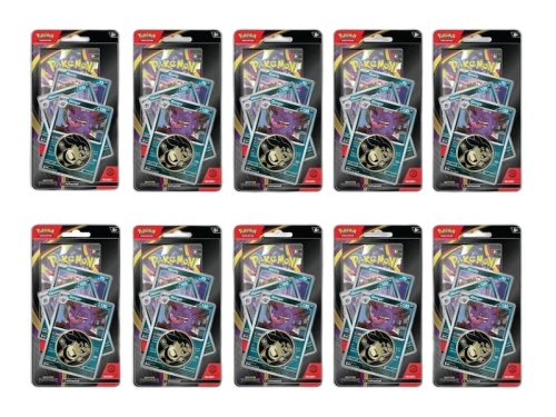 2026 Pokémon Mega Evolution Pitch Black Checkland Pack Blister (Random Promo) 10x Lot