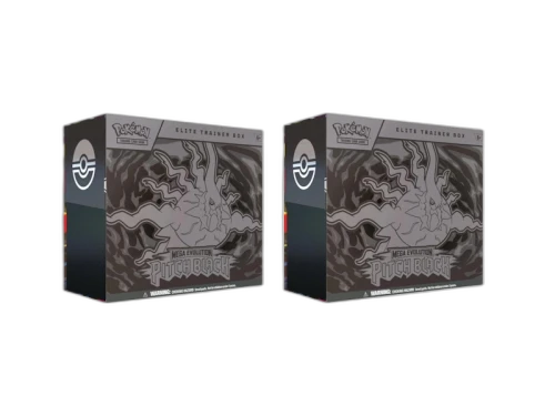 2026 Pokémon Mega Evolution Pitch Black Elite Trainer Box 2x Lot