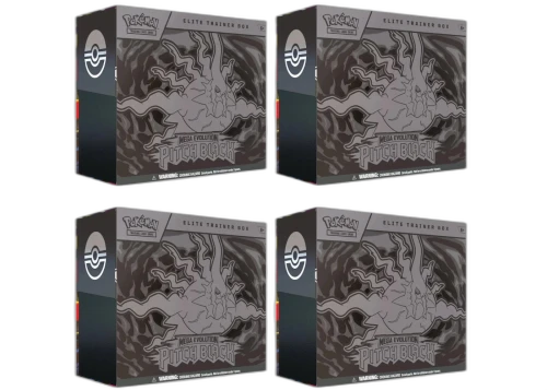 2026 Pokémon Mega Evolution Pitch Black Elite Trainer Box 4x Lot
