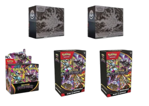 2026 Pokémon Mega Evolution Pitch Black Pokemon Center Elite Trainer Box 2x Lot/ Booster Bundle 2x Lot/ Booster Box