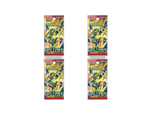 2026 Pokémon Mega Evolution Storm Emeralda Booster Pack (Japanese) 4x Lot