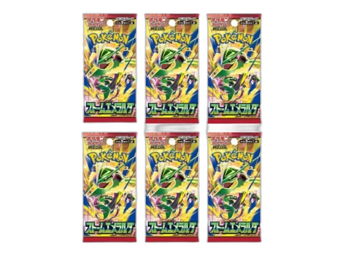 2026 Pokémon Mega Evolution Storm Emeralda Booster Pack (Japanese) 6x Lot