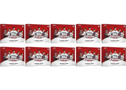 2026 Topps Chrome Baseball Team Samurai Japan Hobby Box 10x Lot