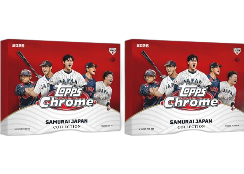 2026 Topps Chrome Baseball Team Samurai Japan Hobby Box 2x Lot
