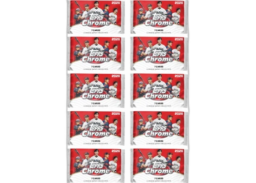 2026 Topps Chrome Baseball Team Samurai Japan Single Pack 10x Lot