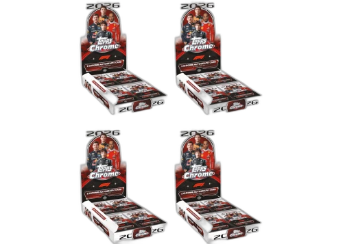 2026 Topps Chrome Formula 1 Hobby Box 4x Lot