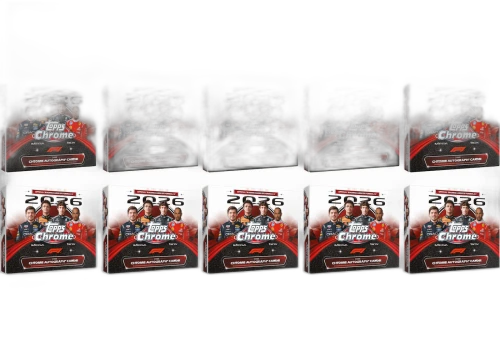 2026 Topps Chrome Formula 1 Mega Box 10x Lot
