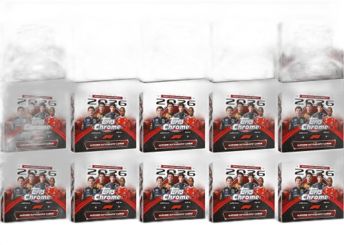 2026 Topps Chrome Formula 1 Mega Box 15x Lot