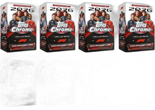 2026 Topps Chrome Formula 1 Value Box 8x Lot
