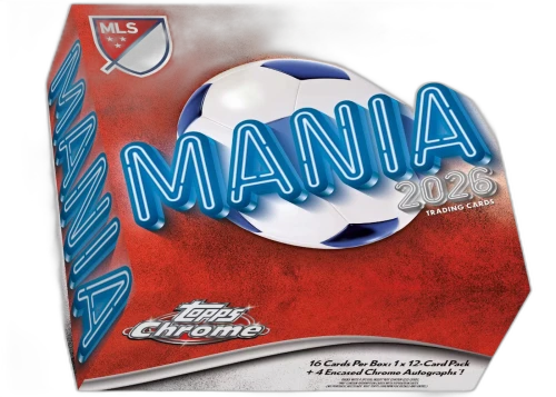 2026 Topps Chrome Major League Soccer Mania Box