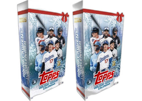 2026 Topps Holiday Baseball Advent Calendar 2x Lot