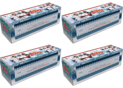 2026 Topps Holiday Baseball Hobby Tin 4x Lot
