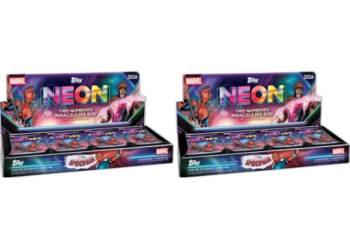 2026 Topps Neon Marvel Hobby Box 2x Lot