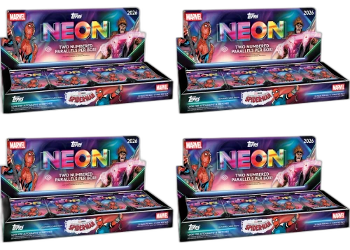 2026 Topps Neon Marvel Hobby Box 4x Lot