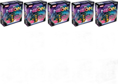2026 Topps Neon Marvel Mega Box 15x Lot
