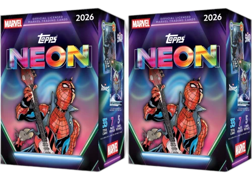 2026 Topps Neon Marvel Value Box 2x Lot