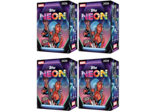 2026 Topps Neon Marvel Value Box 4x Lot