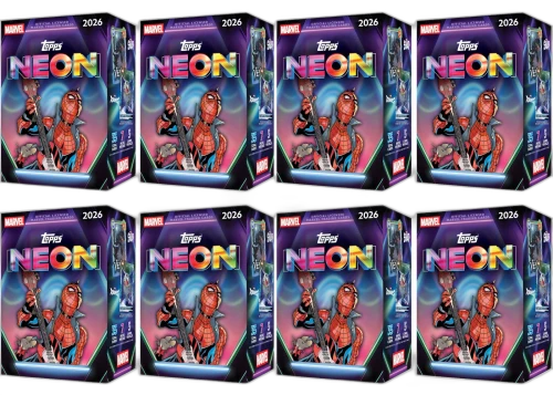 2026 Topps Neon Marvel Value Box 8x Lot
